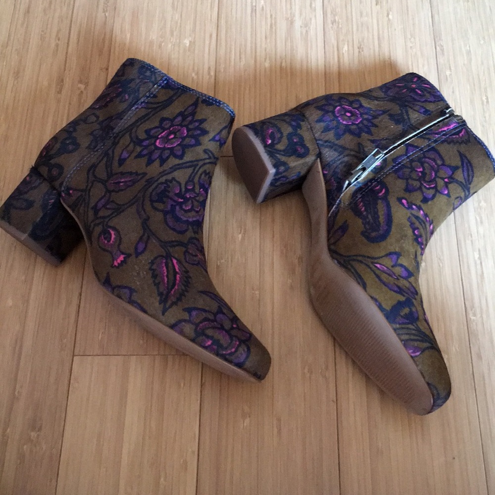 Madewell the margot boot in floral calf hair - Picture 4 of 8